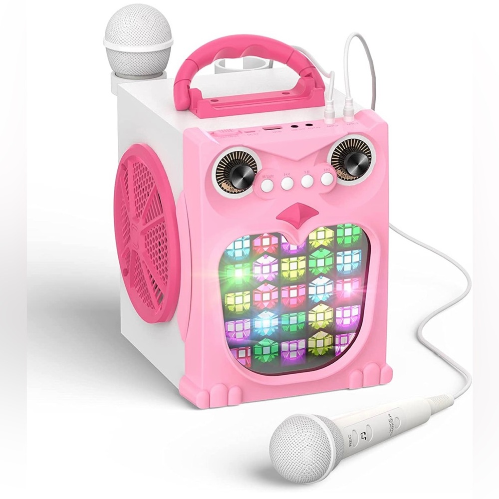 Kids Karaoke Machine….Color: Pink/White…New in Box